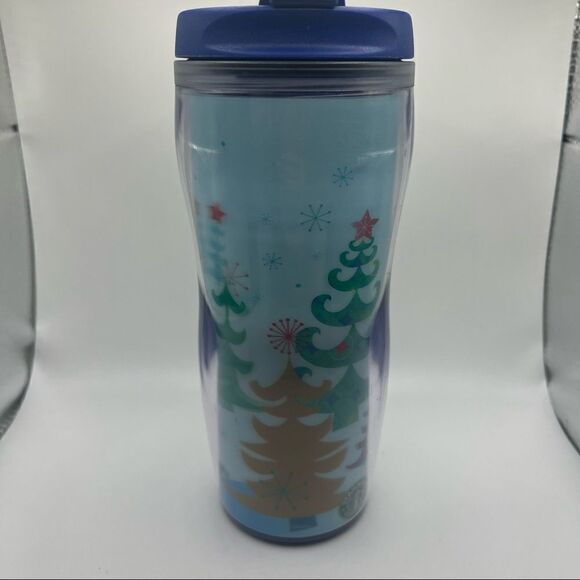 Starbucks 2006 Christmas Tree Hologram Tumbler 16 oz - Picture 4 of 7